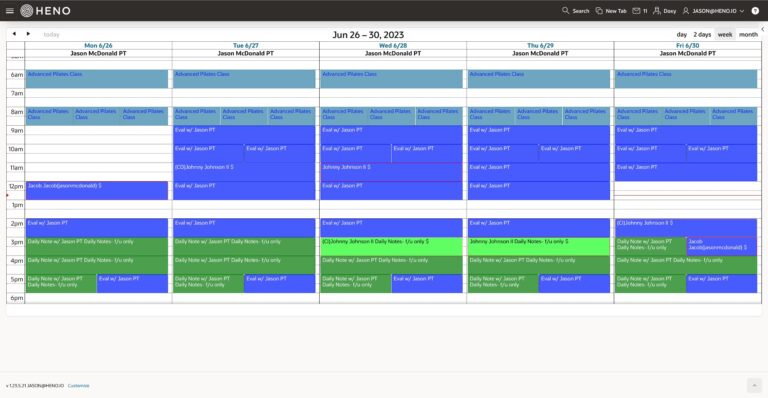 PT Scheduling Software